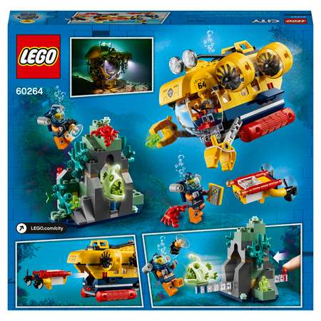 Конструктор LEGO City Ocean Exploration Submarine блочный