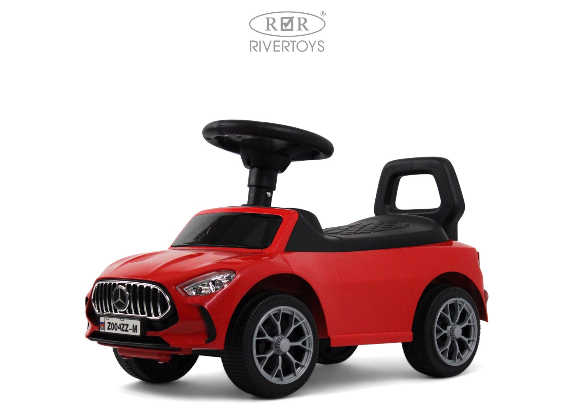 Каталка RIVERTOYS Z004ZZ-M-RED красный - фото 1