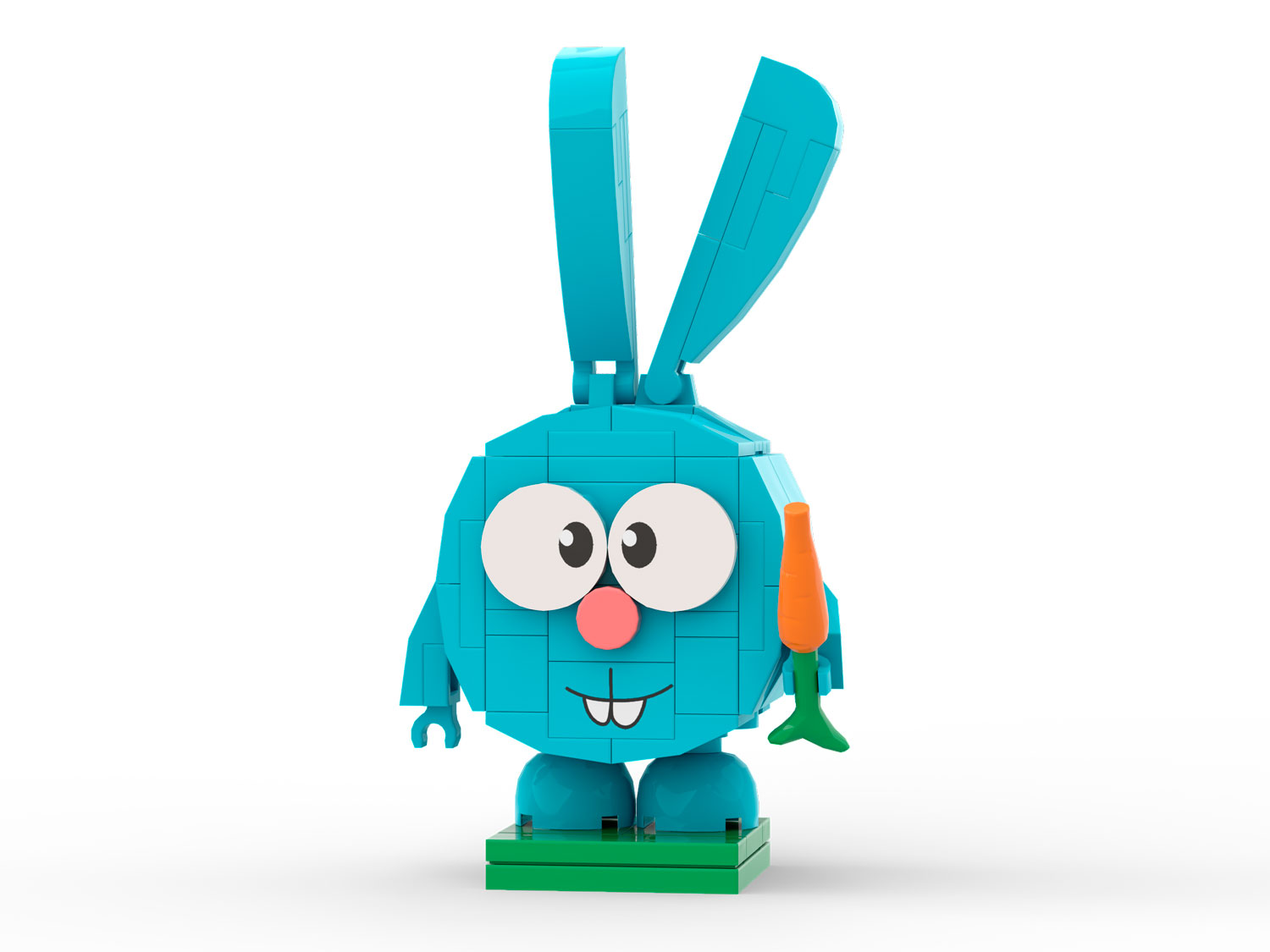 Конструктор brick labs конструктор Крош Смешарики 87 дет. - фото 1