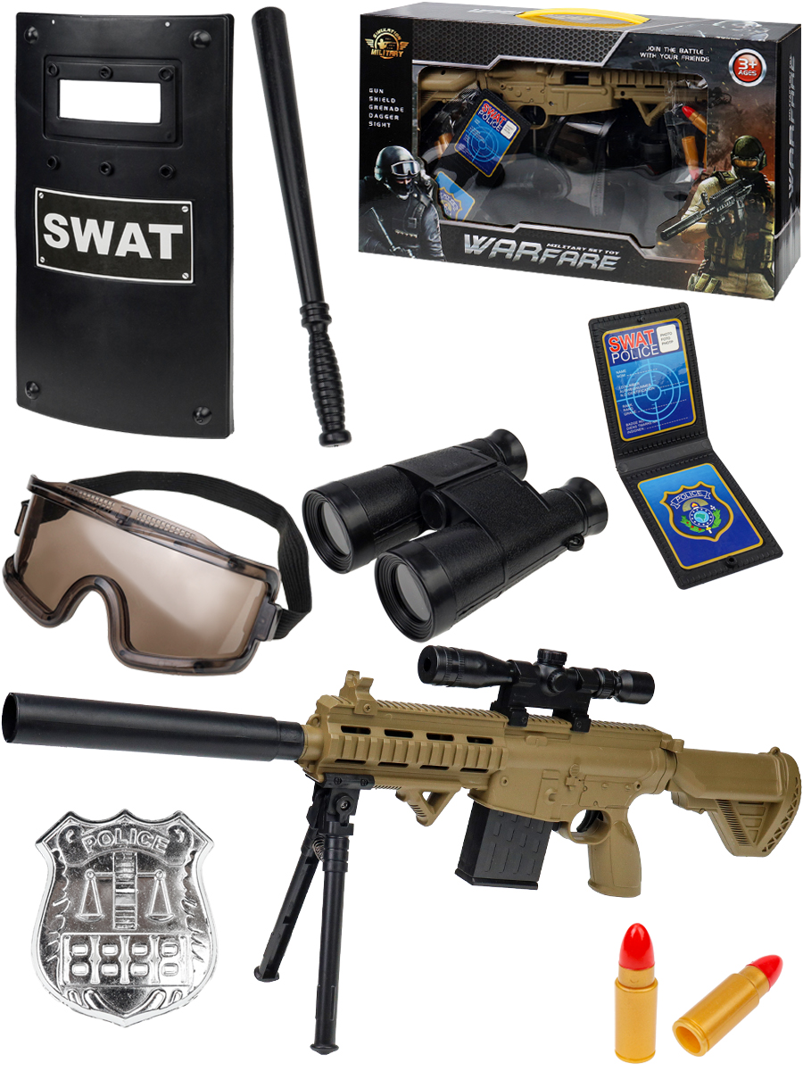 Игрушка Рыжий кот Полицейский 7 предм. - фото 4