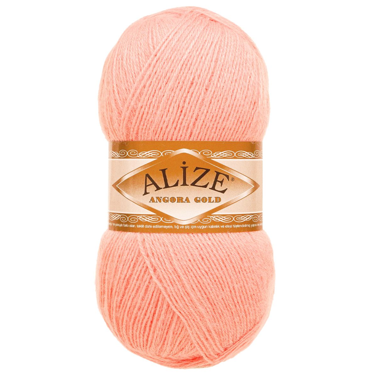 Пряжа Alize теплая для шарфов кардиганов Angora Gold 100 г 550 м 5 мотков 363 светло-розовый - фото 4