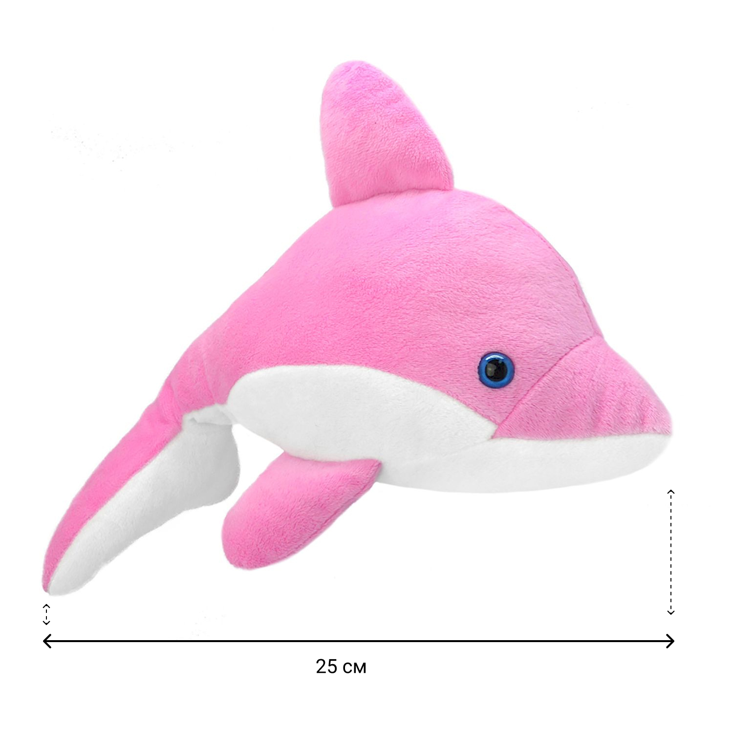 Игрушка мягкая All About Nature Дельфин Розовый K7431-PT - фото 2