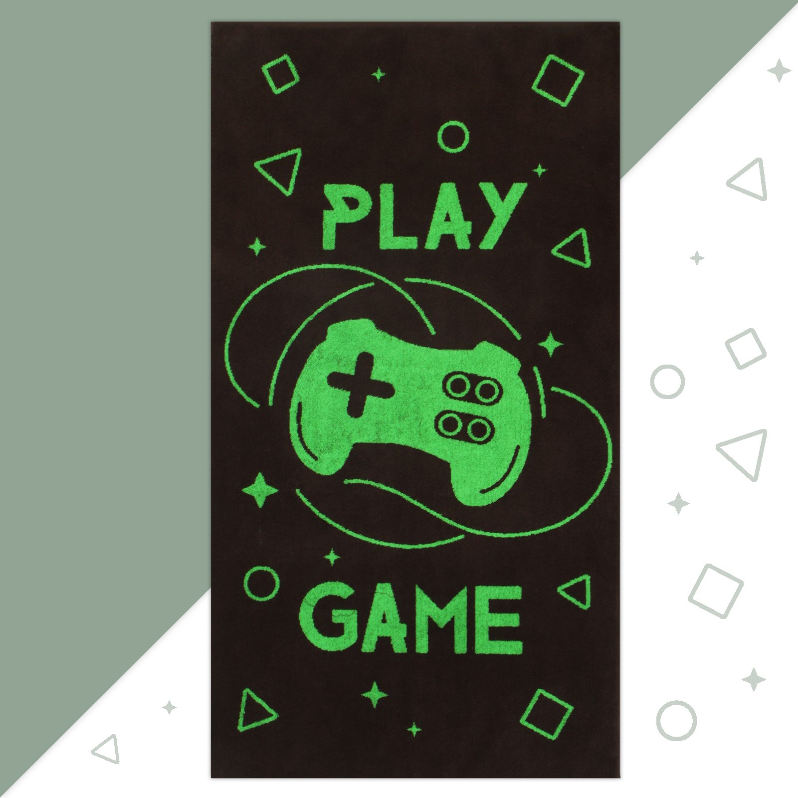 Полотенце махровое Этель Play game 70х130 см - фото 4