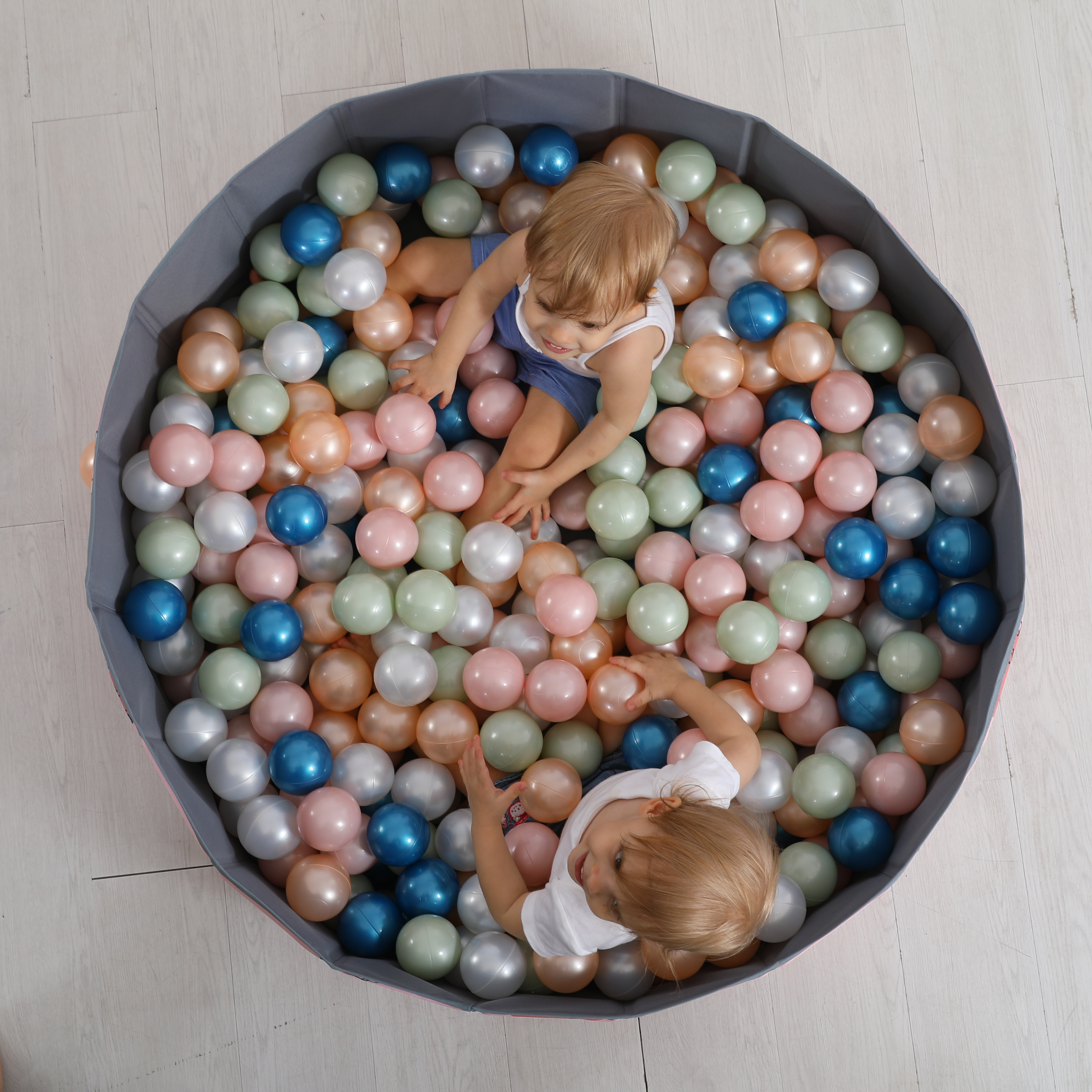 Детский сухой бассейн UNIX Kids Moon + 150 шариков - фото 11