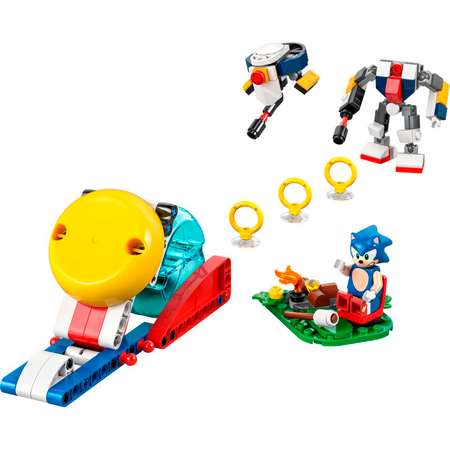Конструктор LEGO Sonic the Hedgehog Соник - схватка у костра блочный