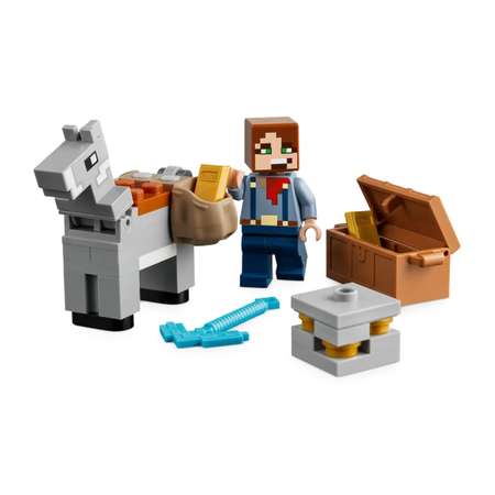 Конструктор LEGO Minecraft Шахта Бесплодных земель блочный