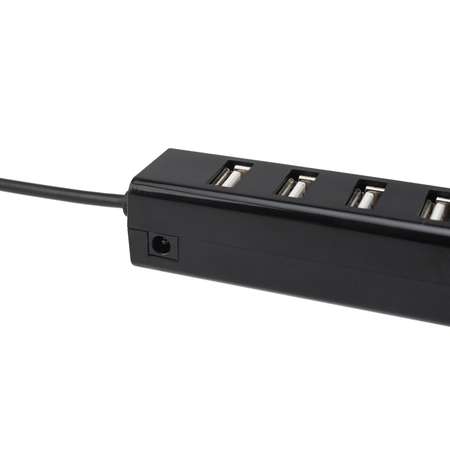 Разветвитель REXANT USB на 7 портов черный