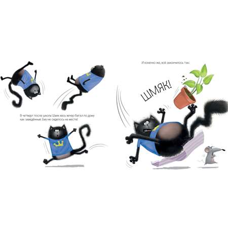 Книжка с картинками Clever Котенок Шмяк и большой секрет (мягкая обложка)