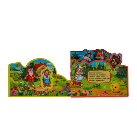 Книга УМка Колобок с закладками и пазлами 393932