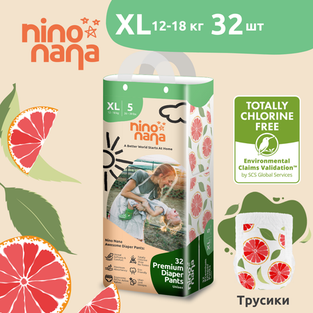 Трусики Nino Nana XL (12-18 кг) 32 шт.