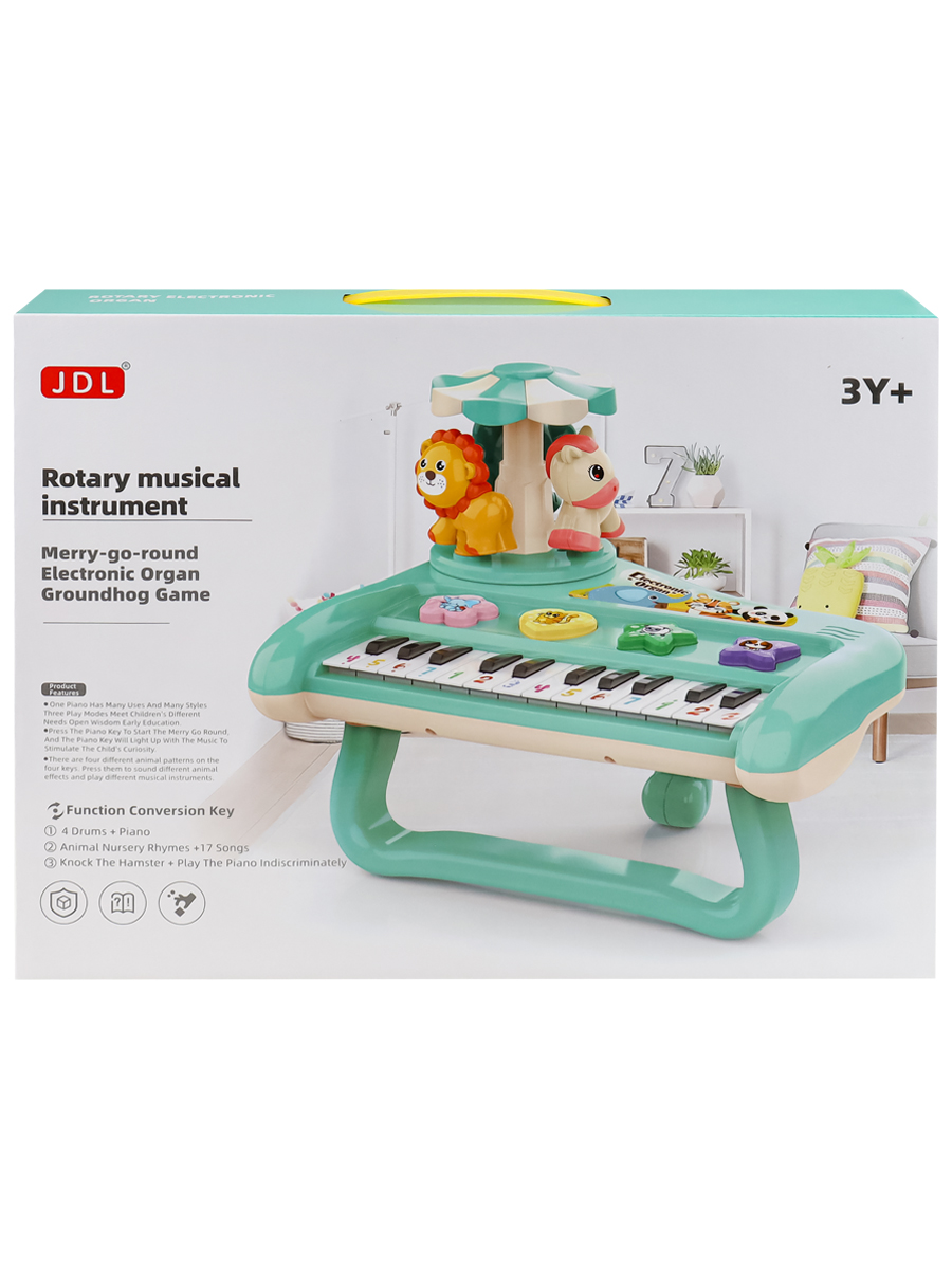 Игрушка музыкальная Рыжий кот Зелёный пианино - фото 7