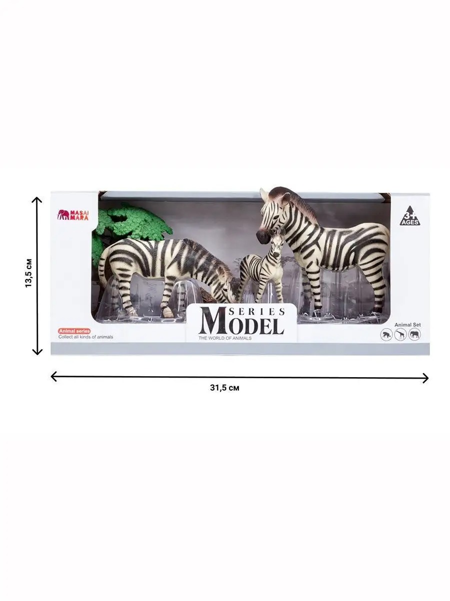 Игровой набор Masai Mara Семья зебр - фото 10