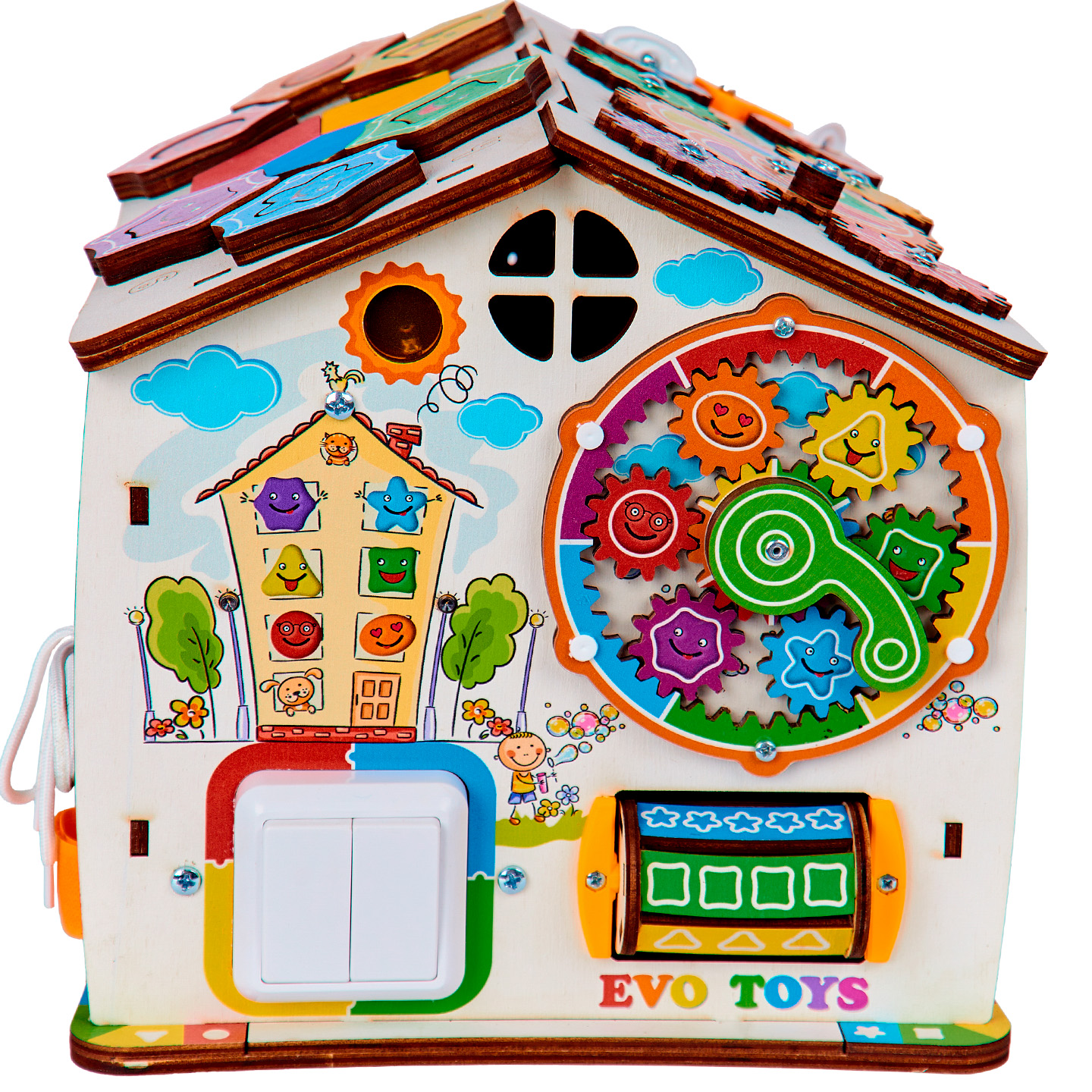 Игрушка Evotoys бизиборд - фото 14