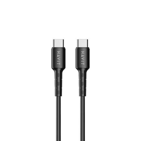 Кабель USB Type-C HAVIT c быстрой зарядкой 1 м CB6235 BK