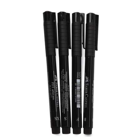 Ручка капиллярная Faber Castell 4 шт.
