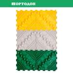 Массажный детский коврик пазл Ортодон развивающий игровой набор Футболист