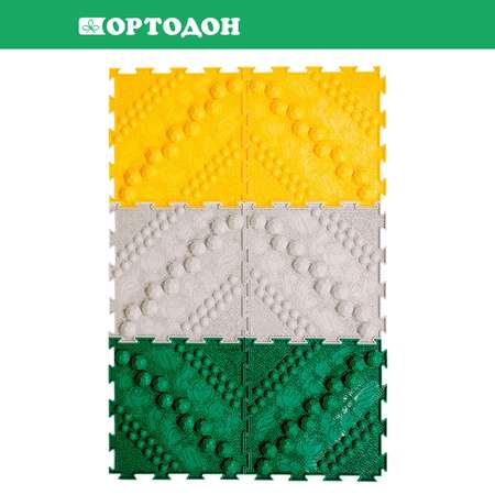 Массажный детский коврик пазл Ортодон развивающий игровой набор Футболист