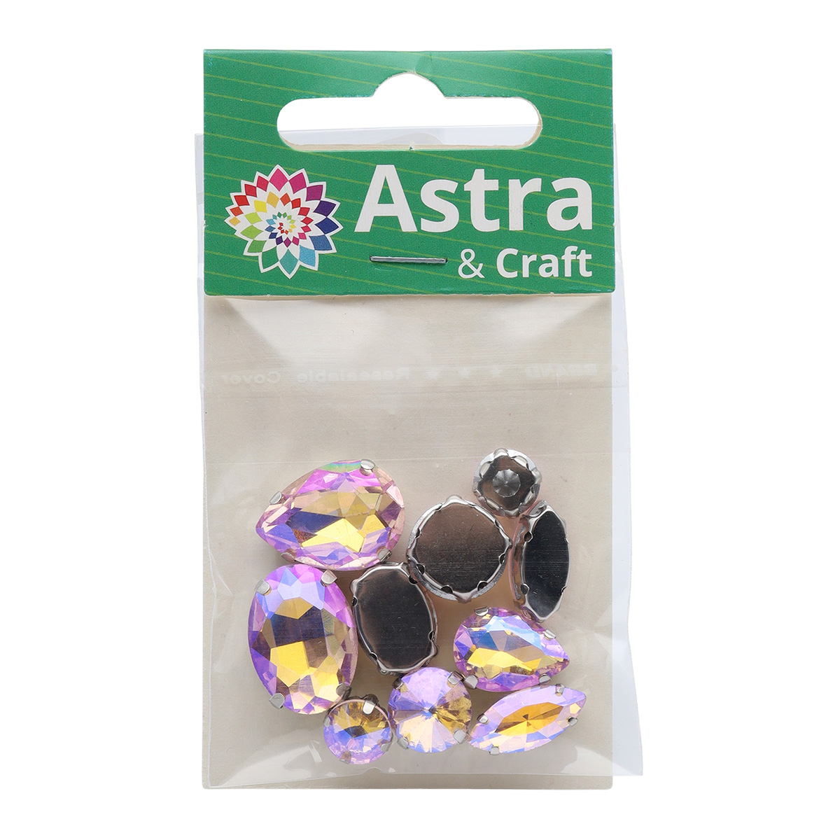 Набор для творчества Astra Craft аппликация Стразы для рукоделия 10 шт - фото 3