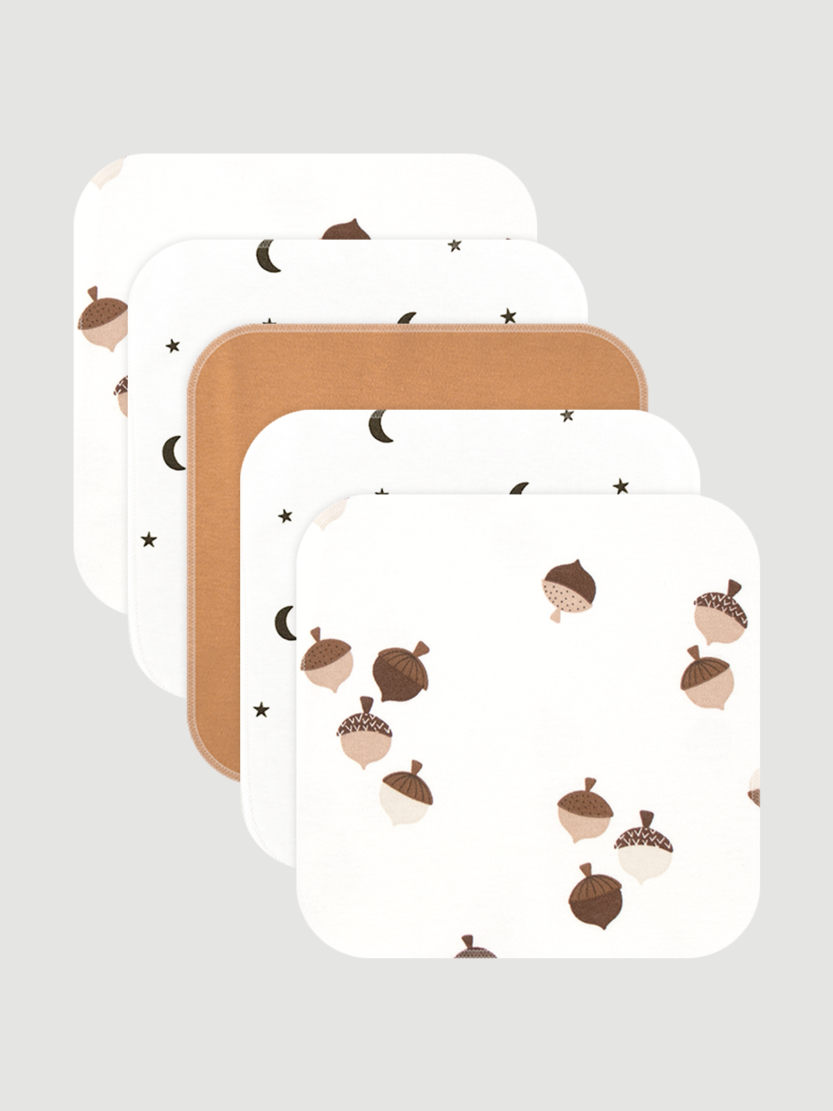 Нагрудник Mjolk текстиль 5 шт. - фото 2