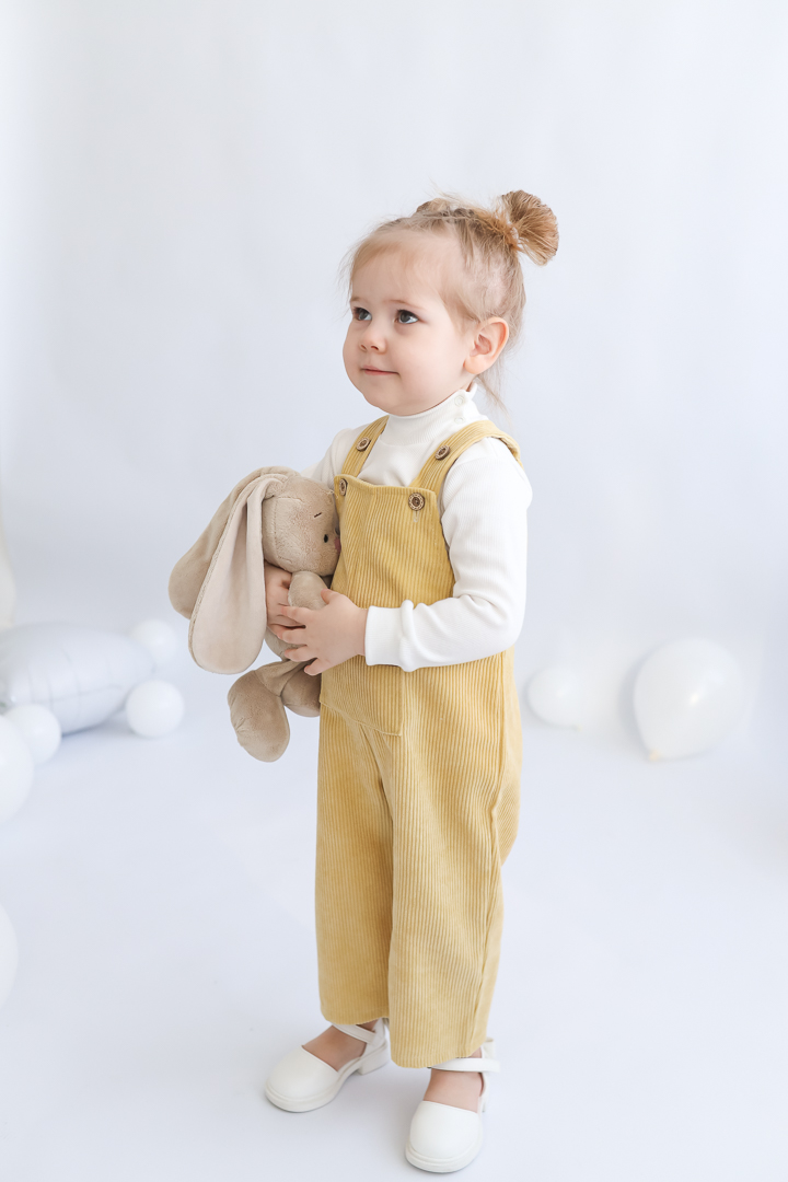 Полукомбинезон Bunnyphant Т-227/горчичный - фото 1