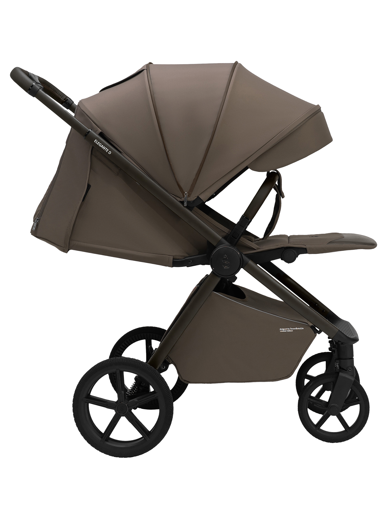 Коляска прогулочная Sweet Baby Elegante D Dark Beige бежевый - фото 20