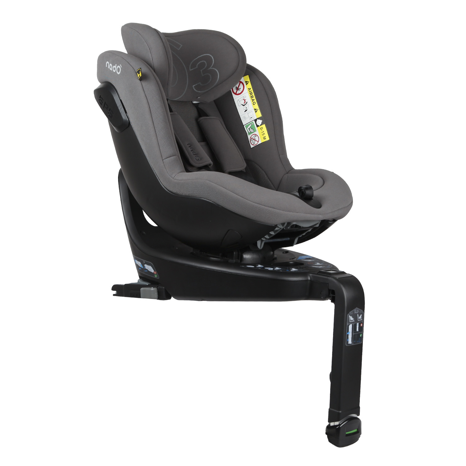 Автокресло nado Coconut ash Isofix 0+/1 (0-18 кг) - фото 14