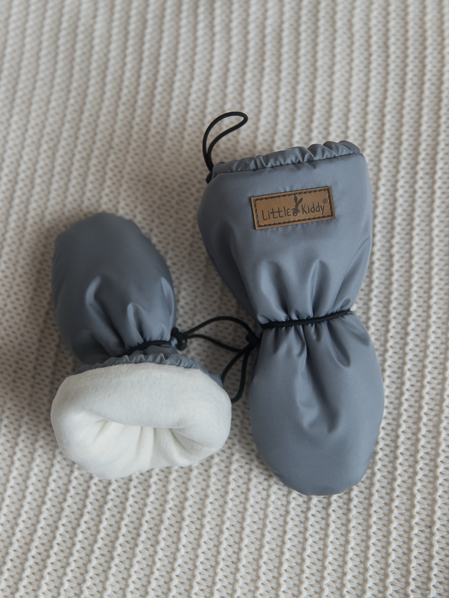 Варежки Little Kiddy varegkiсерый - фото 2