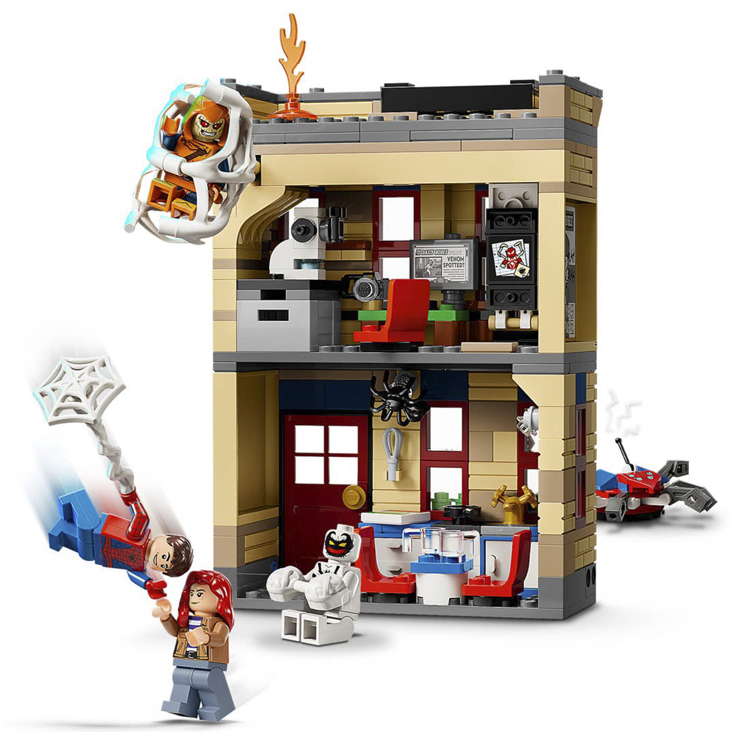 Конструктор LEGO Marvel Super Heroes Квартира Питера Паркера 394 дет. - фото 5