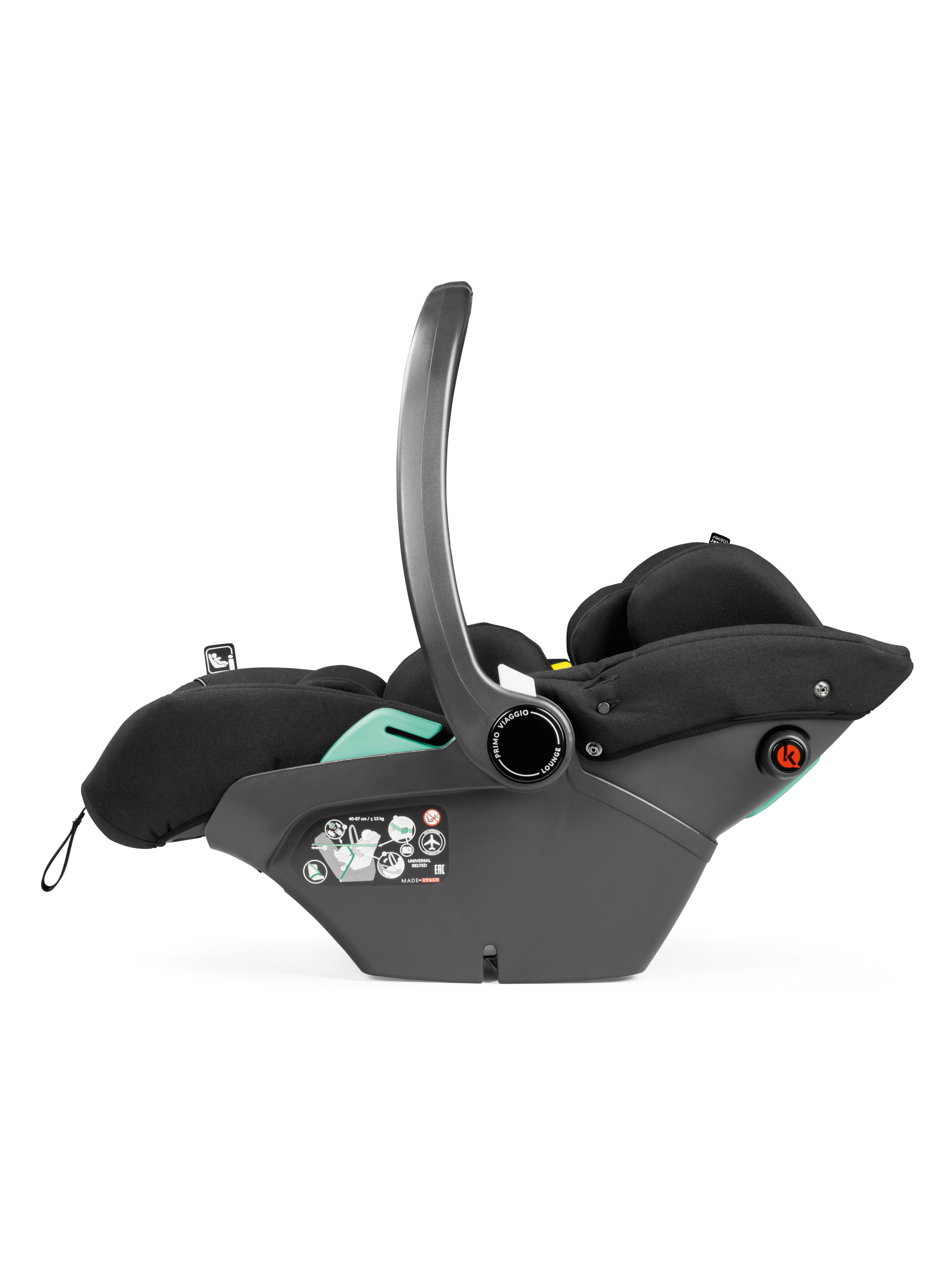 Автокресло Peg-Perego Lounge 0 (0 -13 кг) черный - фото 7