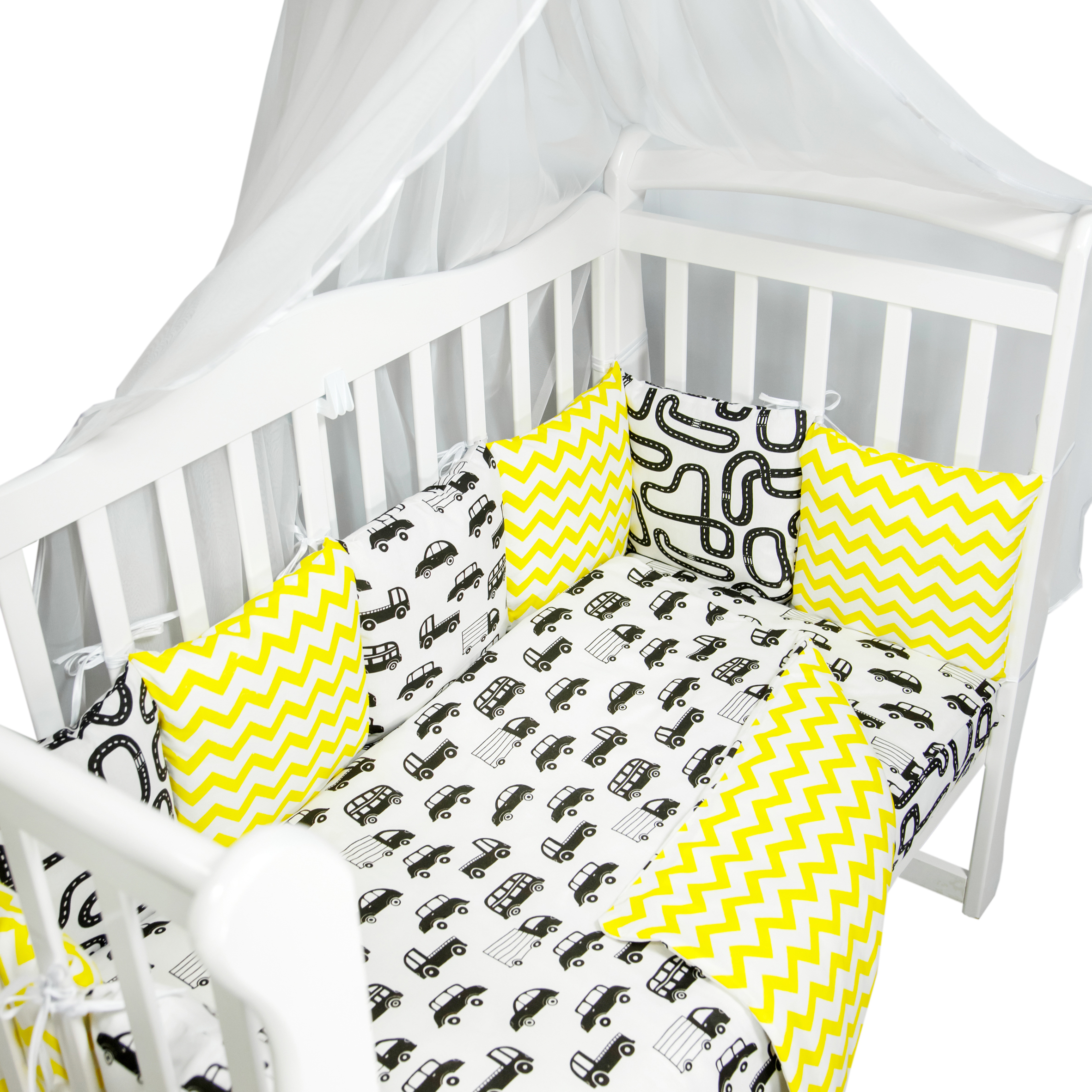 Комплект постельного белья Amarobaby Гонка 7 предм. - фото 5