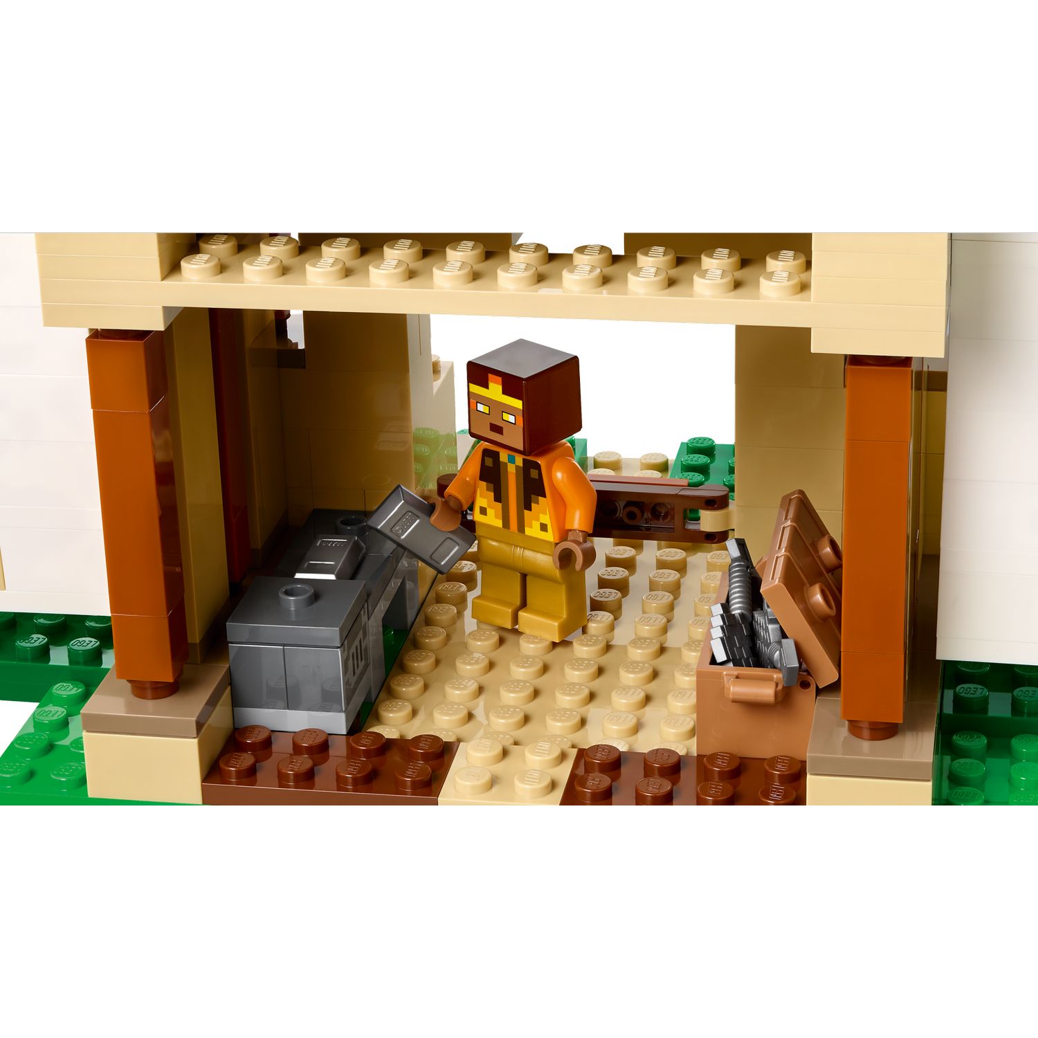 Конструктор LEGO Minecraft The Iron Golem Fortress 868 дет. - фото 6