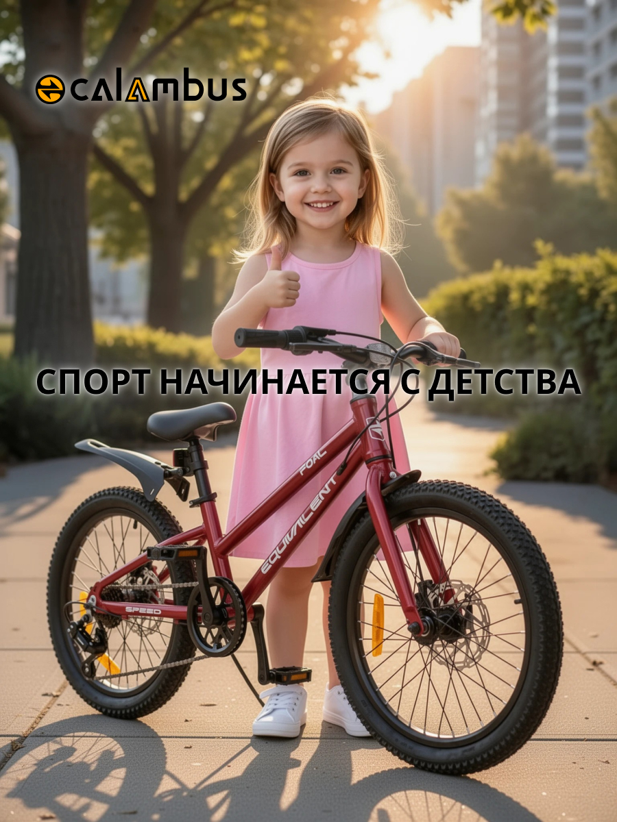 Двухколесный велосипед EQUIVALENT 20 дюймов - фото 2