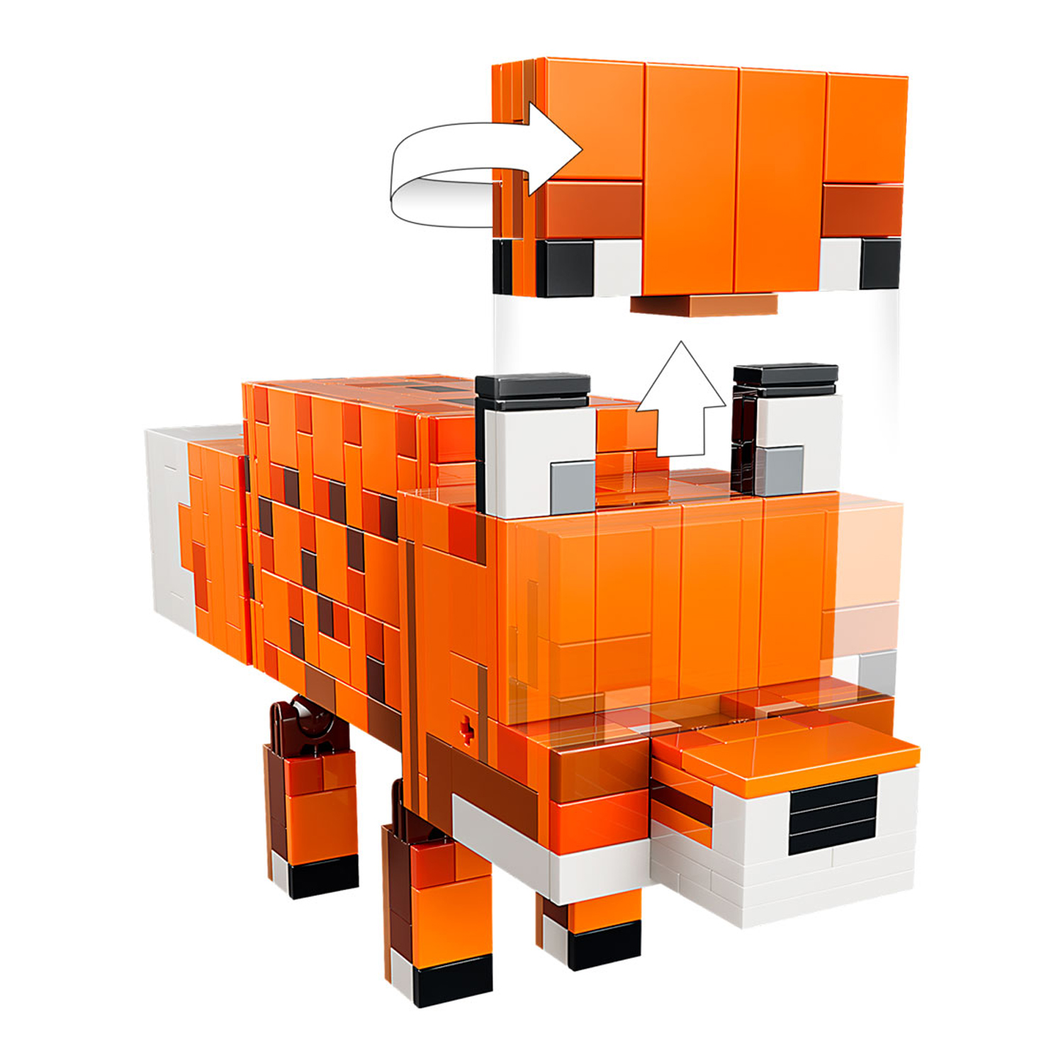 Конструктор LEGO Minecraft Лиса 497 дет. - фото 4