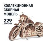 Конструктор DROVO Мотоцикл Гроза дорог деревянный