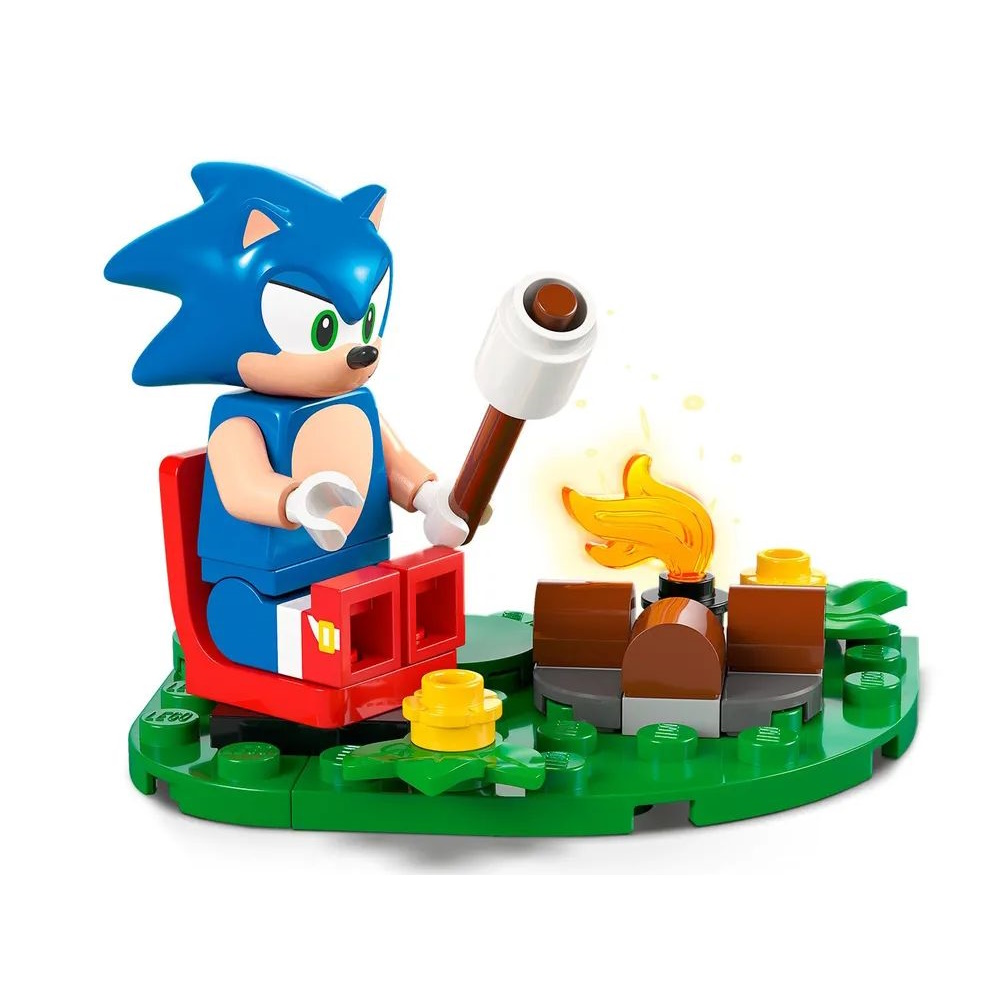 Конструктор LEGO Sonic the Hedgehog Столкновение Соника у костра 177 дет. - фото 6