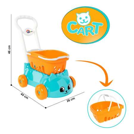 Игровой набор Технок тележки и корзинки