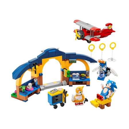 Конструктор LEGO Sonic the Hedgehog Мастерская Тейлза и Торнадо блочный