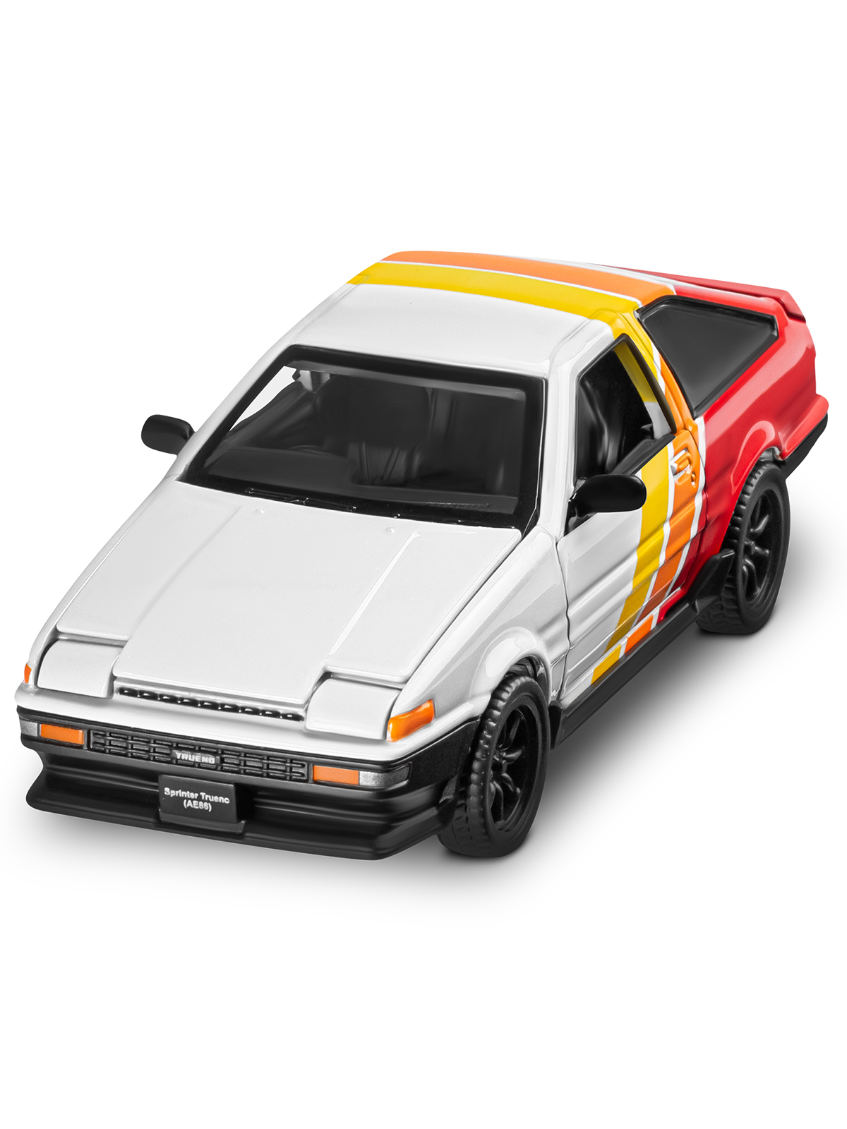 Автомобиль АВТОпанорама Toyota Sprinter Trueno Сборная модель 1:37 JB1251894 - фото 17