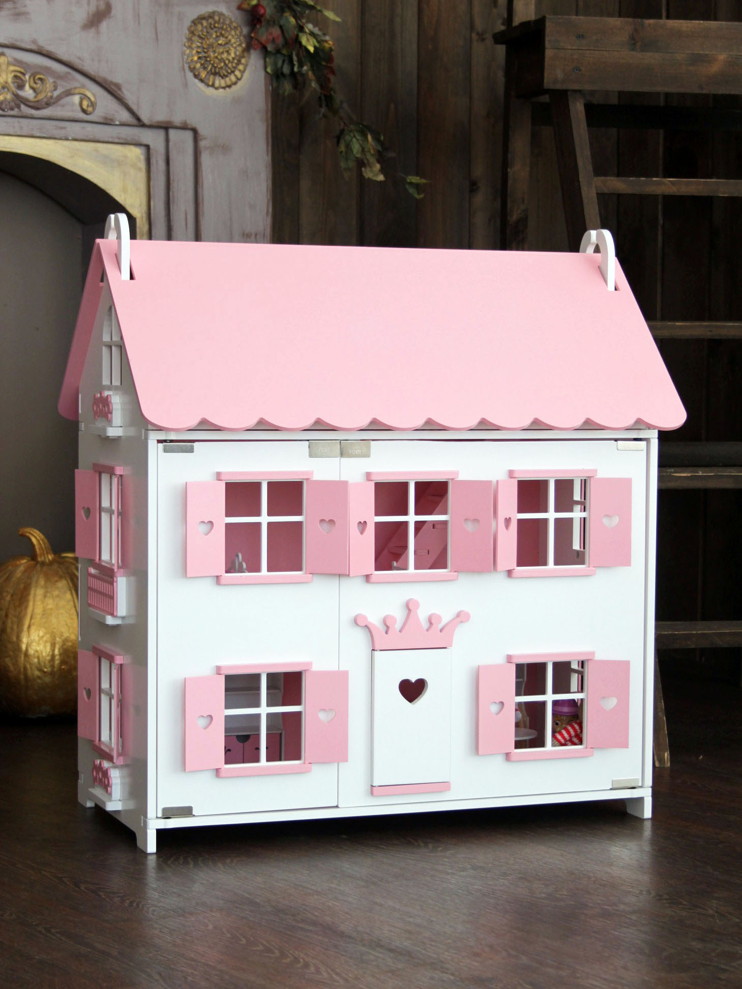 Домик для кукол LittleWoodHome 77 см 8501 - фото 10