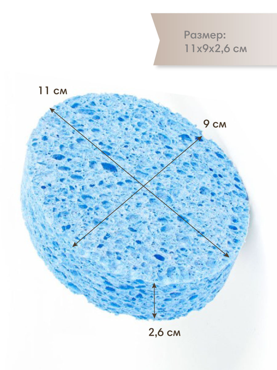 Губка OLANT BABY Голубая - фото 4