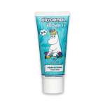 Паста зубная Oxygenol Moomin 3-5 лет с фтором и ксилитолом клубничный вкус голубой 50 мл
