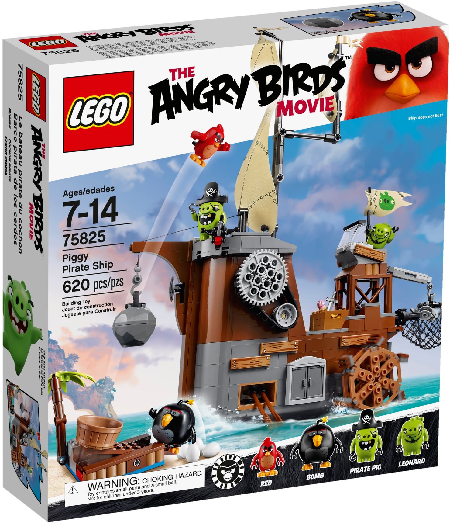 Конструктор LEGO AngryBirds 75825 620 дет. - фото 1