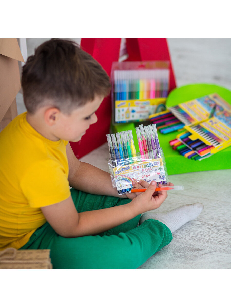 Фломастеры Юнландия 12 шт. - фото 19