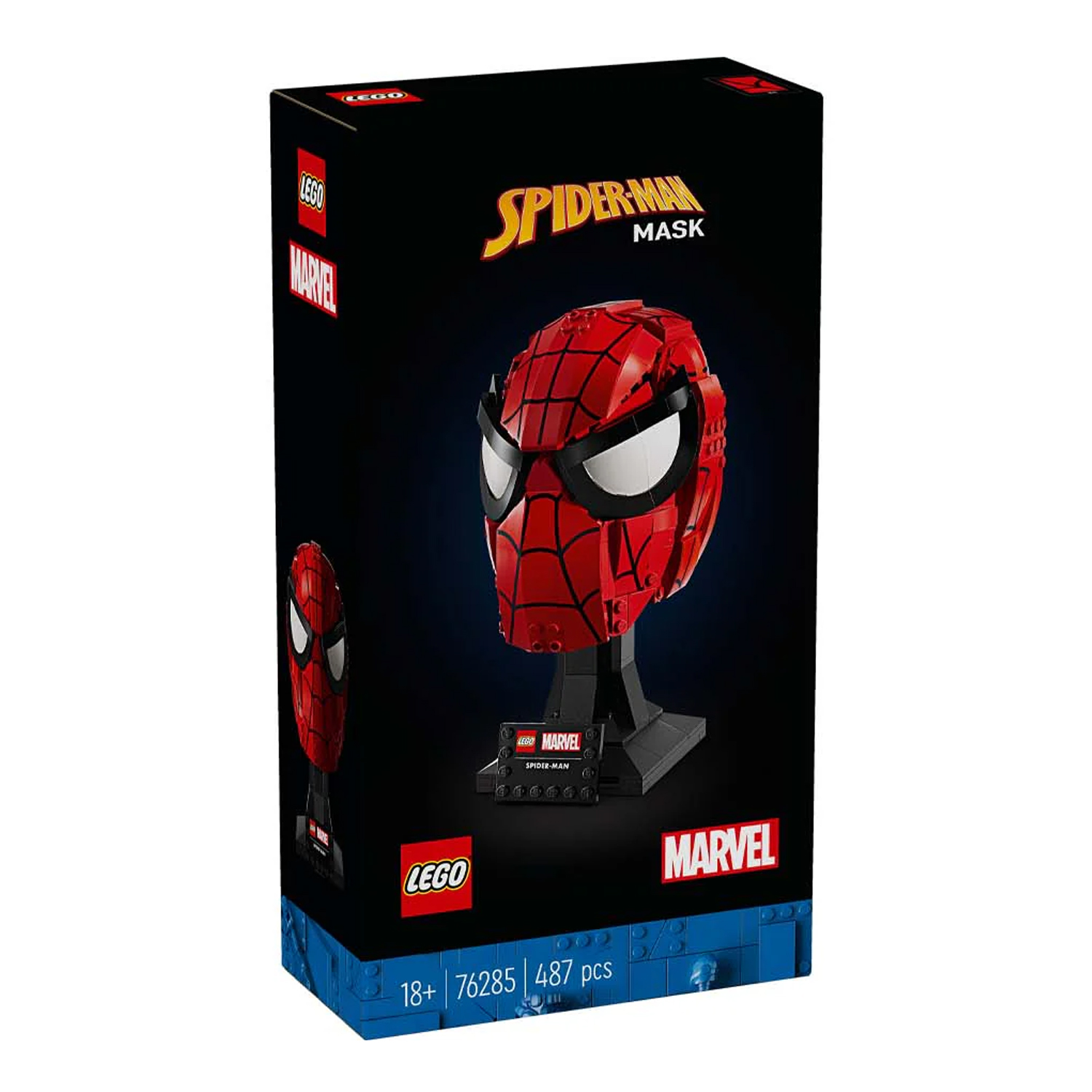 Конструктор LEGO Marvel Super Heroes Маска Человека-паука блочный - фото 3