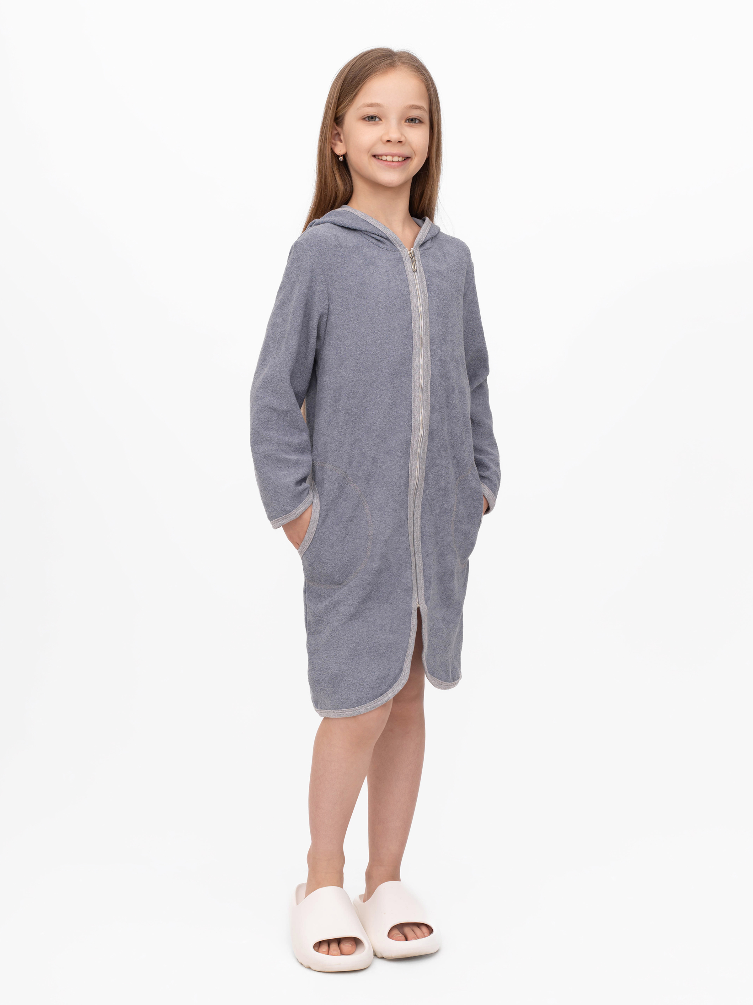 Халат Утенок 906 серый - фото 7