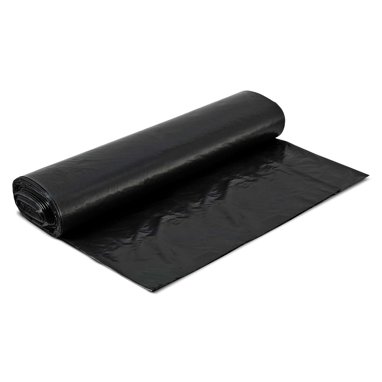 Пакеты для мусора ё 120л 70*100см черный 10шт/рулон - фото 2