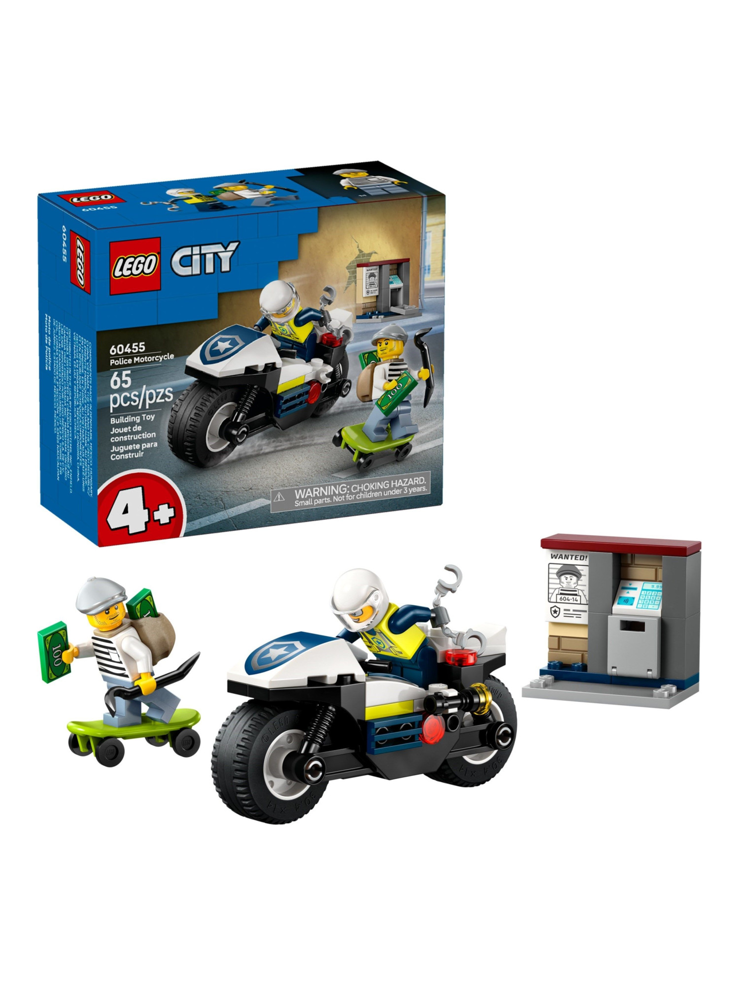 Конструктор LEGO City Полицейская погоня 65 дет. - фото 2