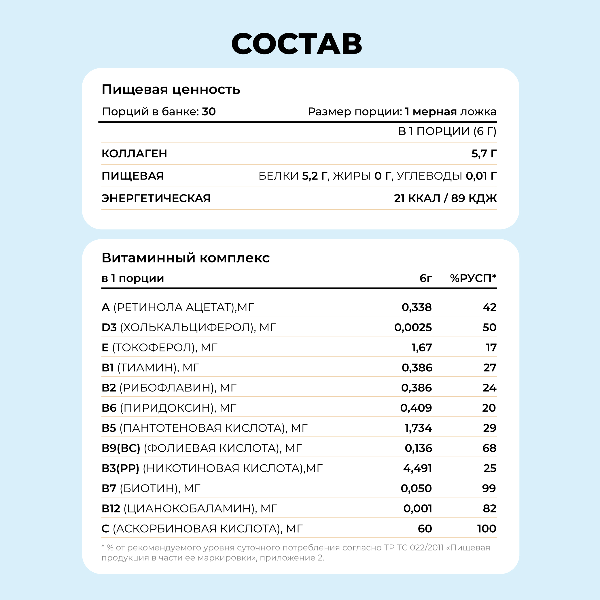 Пептидный коллаген с витамином С LeafToGo с лимонным вкусом, 180 г - фото 7