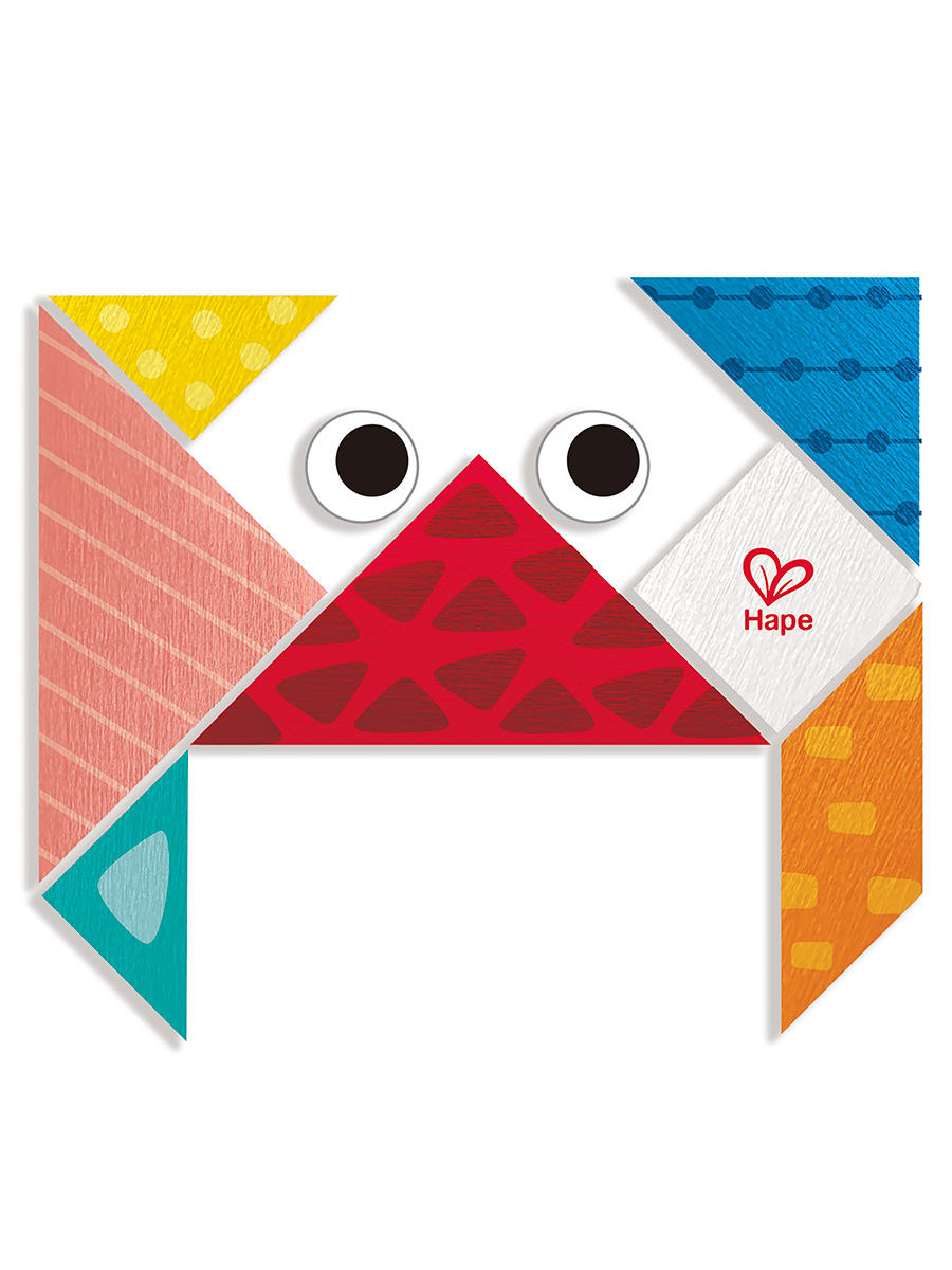 Настольная игра Hape Головоломка "Умняша" Танграм - фото 2