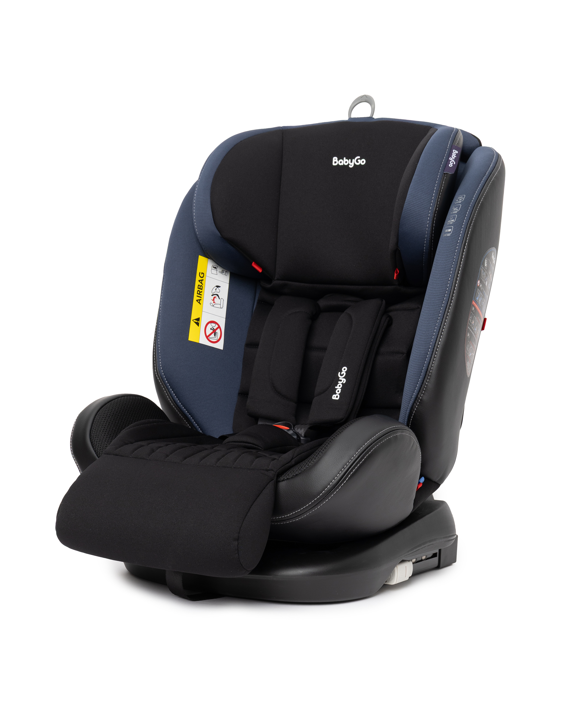 Автокресло BabyGo Multi-Stage New Isofix 0+/1/2/3 (0-36 кг) синий - фото 41